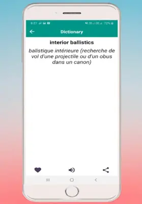 French Dictionary android App screenshot 0